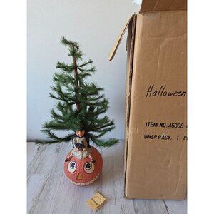Poliwoggs Halloween witch tree David critchfield fortunato vintage table top pum